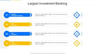 Largest Investment Banking In Powerpoint And Google Slides Cpb