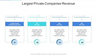 Largest Private Companies Revenue In Powerpoint And Google Slides Cpb