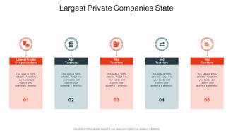 Largest Private Companies State In Powerpoint And Google Slides Cpb