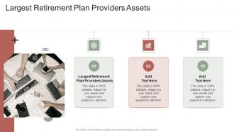 Largest Retirement Plan Providers Assets In Powerpoint And Google Slides Cpb