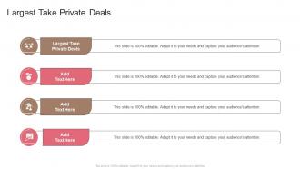 Largest Take Private Deals In Powerpoint And Google Slides Cpb