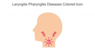 Laryngitis Pharyngitis Diseases Colored Icon In Powerpoint Pptx Png And Editable Eps Format