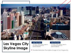 Las vegas city skyline image powerpoint presentation ppt template