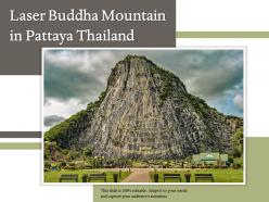 Laser buddha mountain in pattaya thailand