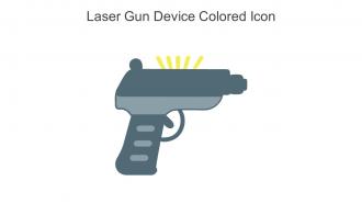 Laser Gun Device Colored Icon In Powerpoint Pptx Png And Editable Eps Format