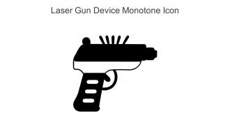 Laser Gun Device Monotone Icon In Powerpoint Pptx Png And Editable Eps Format