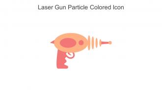 Laser Gun Particle Colored Icon In Powerpoint Pptx Png And Editable Eps Format