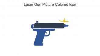 Laser Gun Picture Colored Icon In Powerpoint Pptx Png And Editable Eps Format