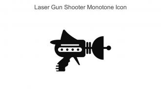 Laser Gun Shooter Monotone Icon In Powerpoint Pptx Png And Editable Eps Format