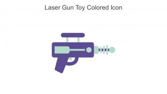 Laser Gun Toy Colored Icon In Powerpoint Pptx Png And Editable Eps Format
