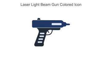 Laser Light Beam Gun Colored Icon In Powerpoint Pptx Png And Editable Eps Format