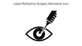 Laser Refractive Surgery Monotone Icon In Powerpoint Pptx Png And Editable Eps Format