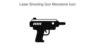 Laser Shooting Gun Monotone Icon In Powerpoint Pptx Png And Editable Eps Format