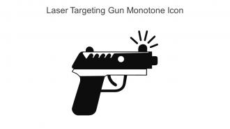 Laser Targeting Gun Monotone Icon In Powerpoint Pptx Png And Editable Eps Format
