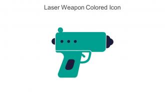 Laser Weapon Colored Icon In Powerpoint Pptx Png And Editable Eps Format