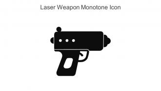 Laser Weapon Monotone Icon In Powerpoint Pptx Png And Editable Eps Format