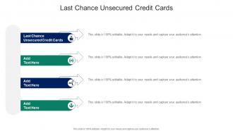 Last Chance Unsecured Credit Cards In Powerpoint And Google Slides Cpb