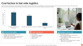 Last Mile Logistics Powerpoint Ppt Template Bundles Captivating Downloadable