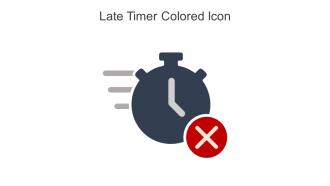 Late Timer Colored Icon In Powerpoint Pptx Png And Editable Eps Format