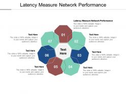 Latency measure network performance ppt powerpoint presentation inspiration good cpb