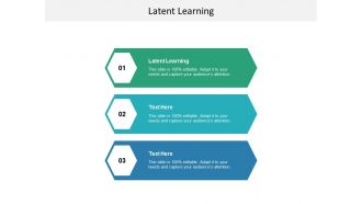 Latent learning ppt powerpoint presentation visual aids slides cpb