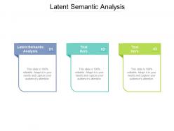 Latent semantic analysis ppt powerpoint presentation show background image cpb