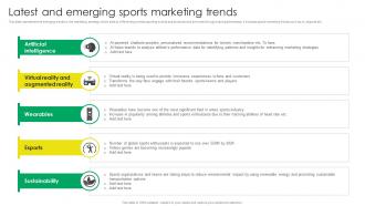 Latest And Emerging Sports Marketing Trends Sports Event Marketing Strategy SS V
