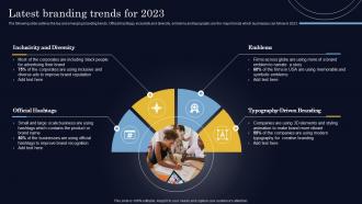 Latest Branding Trends For 2023 Steps To Create Successful