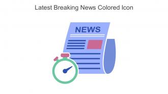 Latest Breaking News Colored Icon In Powerpoint Pptx Png And Editable Eps Format
