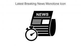 Latest Breaking News Monotone Icon In Powerpoint Pptx Png And Editable Eps Format