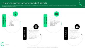 Latest Customer Service Market Trends Service Strategy Guide To Enhance Strategy SS