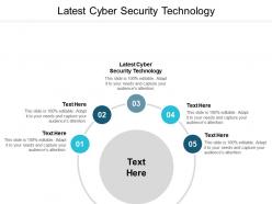 Latest cyber security technology ppt powerpoint presentation gallery rules cpb