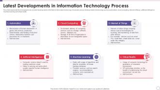 Latest Developments In Information Technology Process