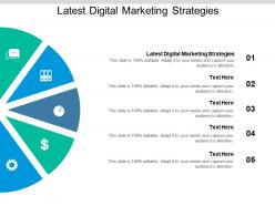 Latest digital marketing strategies ppt powerpoint presentation visual aids cpb
