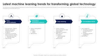 Latest Machine Learning Trends For Transforming Global Technology