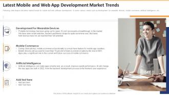 Latest Mobile And Web App Development Market Trends Website Design And Software Development