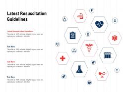 Latest resuscitation guidelines ppt powerpoint presentation infographics infographics