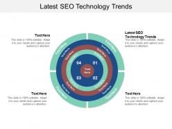 Latest seo technology trends ppt powerpoint presentation styles master slide cpb