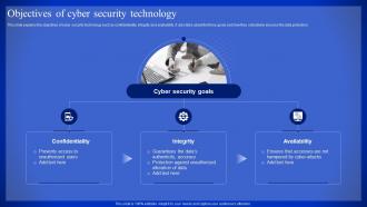 Latest Technologies Objectives Of Cyber Security Technology Ppt Slides Infographics