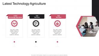 Latest Technology Agriculture In Powerpoint And Google Slides Cpb