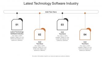 Latest Technology Software Industry In Powerpoint And Google Slides Cpb