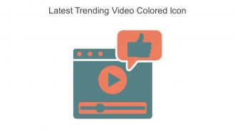 Latest Trending Video Colored Icon In Powerpoint Pptx Png And Editable Eps Format