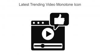 Latest Trending Video Monotone Icon In Powerpoint Pptx Png And Editable Eps Format