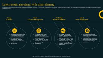 Latest Trends Associated With Smart Farming Improving Agricultural IoT SS