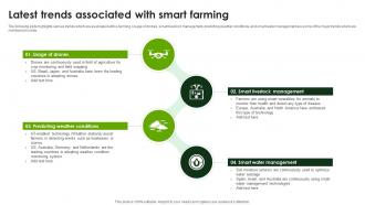 Latest Trends Associated With Smart Smart Agriculture Using IoT System IoT SS V