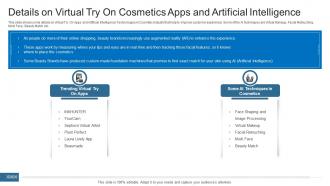 Latest Trends Boost Profitability Details On Virtual Try On Cosmetics Apps And Artificial Intelligence