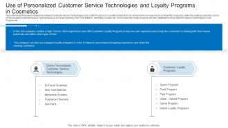 Latest Trends Boost Profitability Use Of Personalized Customer Service Technologies And Loyalty