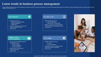 Latest Trends In Business Process Management