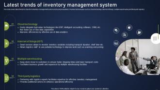 Latest Trends Of Inventory Management Integrating Asset Tracking System To Enhance Operational