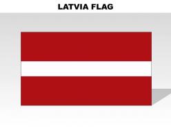 Latvia country powerpoint flags